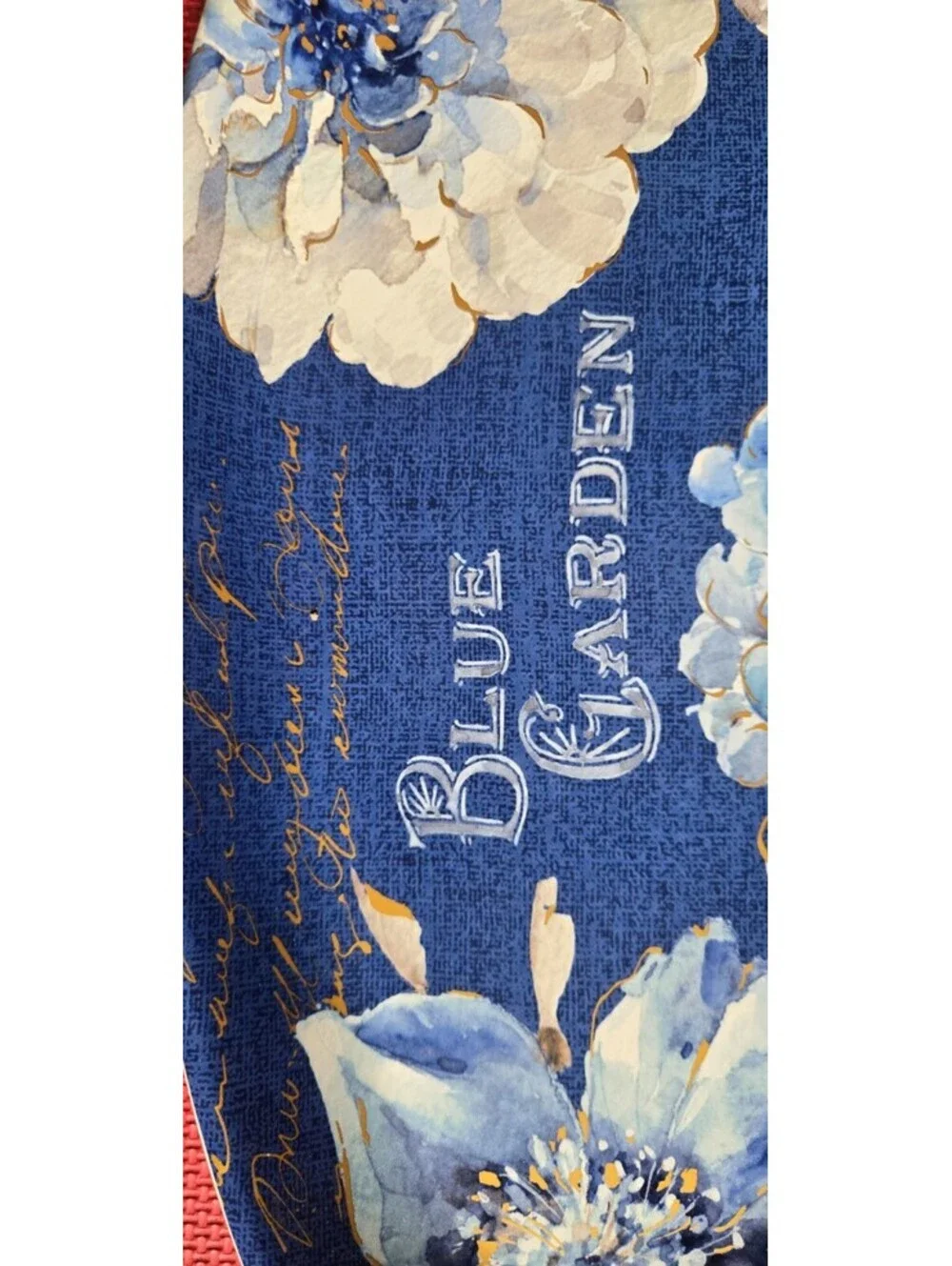 Indigold Certified International Signed Lisa Audit Floral OvalTray Floral 19.75